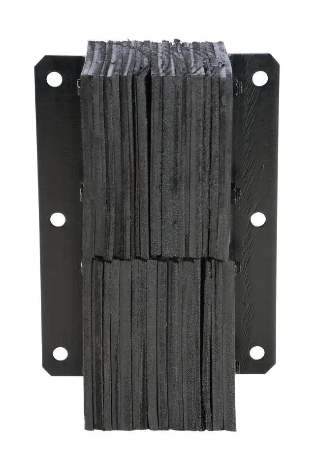Alt view image 3 of 4 - V-1120-6 Rubber Vertical Laminated Dock Bumper, 11" W, 20" H, 6" D