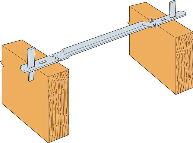 Alt view image 2 of 6 - WT6 Wedge Tie for 2X Formboard, 6-in. Thick Walls (250-Qty)