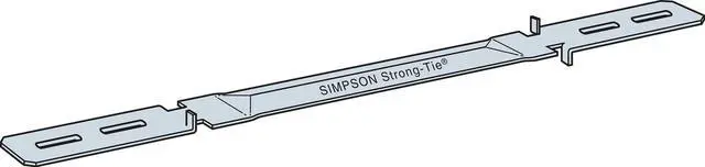 Alt view image 5 of 6 - WT6 Wedge Tie for 2X Formboard, 6-in. Thick Walls (250-Qty)