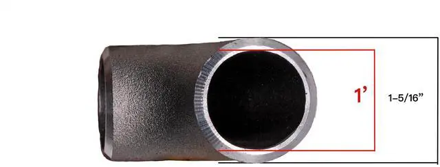 Alt view image 3 of 4 - 1" Steel Pipe Elbow, 90 Degree Elbow, Weldable Steel Pipe Fitting (50)