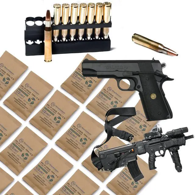 Alt view image 4 of 6 - Kraft Clay Desiccants Packs for Safe, 17 Gram 700 Pack Dehumidifier for Gun Safe, Military Grade Moisture Absorbers, Conforms to MIL-D-3464E Type I & II Absorbents