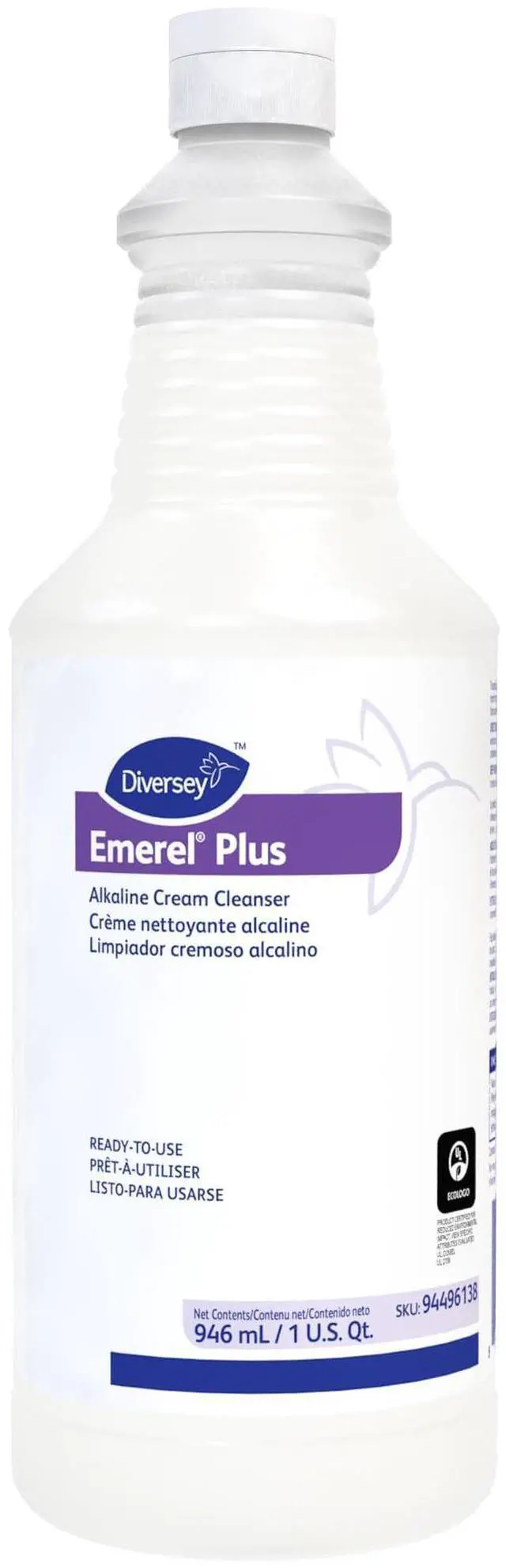 Main image of 94496138 Emerel Plus Alkaline Crème Cleanser, Multi Surface Cream Cleaner, Ready-to-Use, Fragrance Free, 32-Ounce