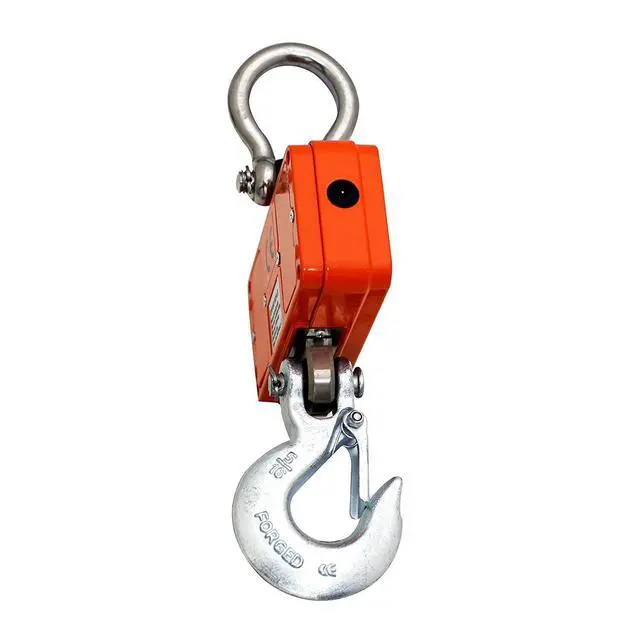 Alt view image 3 of 6 - Digital Crane Scale, DCS-ER 2000lb 1000kg Heavy Duty Compact Hanging Scale LED Display for Farm Factory