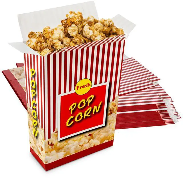 Main image of Popcorn Boxes 1.25 oz. - #3 Popcorn Buckets for Party - Pack of 1000