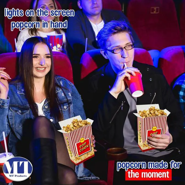 Alt view image 4 of 6 - Popcorn Boxes 1.25 oz. - #3 Popcorn Buckets for Party - Pack of 1000