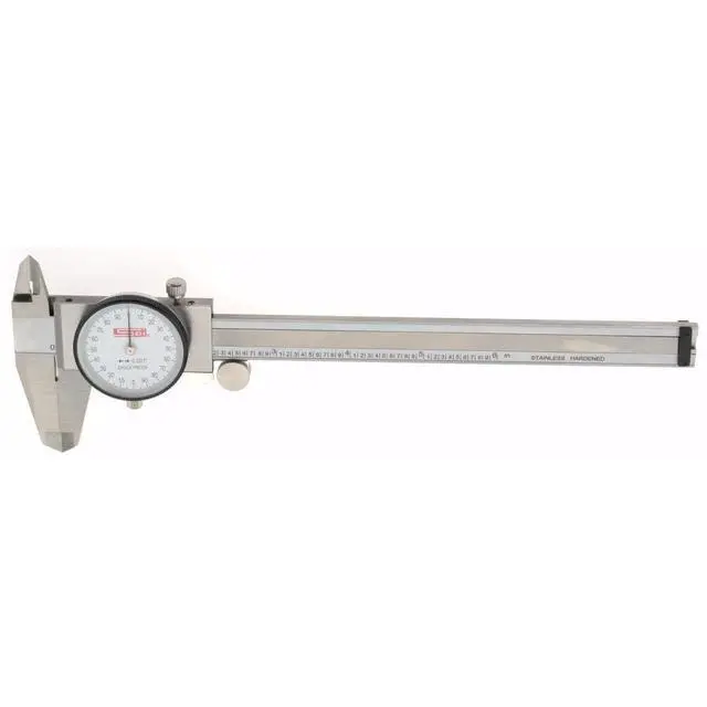 Alt view image 2 of 5 - 17-972-1 Calibrated Dial Caliper: White Dial, 0 to 6" Range, Accurate to 0.0015"