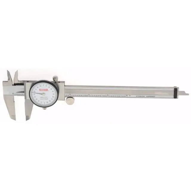 Alt view image 3 of 5 - 17-972-1 Calibrated Dial Caliper: White Dial, 0 to 6" Range, Accurate to 0.0015"