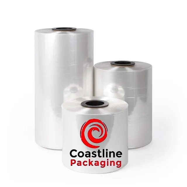 Alt view image 3 of 4 - Coastline Packaging 12" 100 Gauge 2625 Feet Center Fold Polyolefin Heat Shrink Wrap Film Roll
