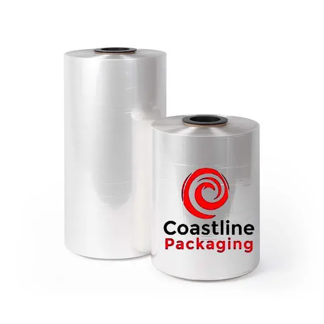 Alt view image 4 of 4 - Coastline Packaging 12" 100 Gauge 2625 Feet Center Fold Polyolefin Heat Shrink Wrap Film Roll