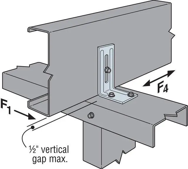Alt view image 2 of 5 - STC 18-Gauge Roof Truss Clip (Pack of 200)