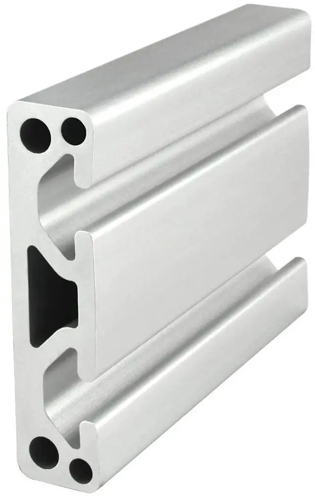Main image of 8020, 3075, 15 Series 3 Inch x 0.75 Inch 3x0.75 T-Slotted Aluminum Extrusion Extruded DIY Smooth Two Channel Linear Slot Bar Rail (Clear Anodize, 89" Long)