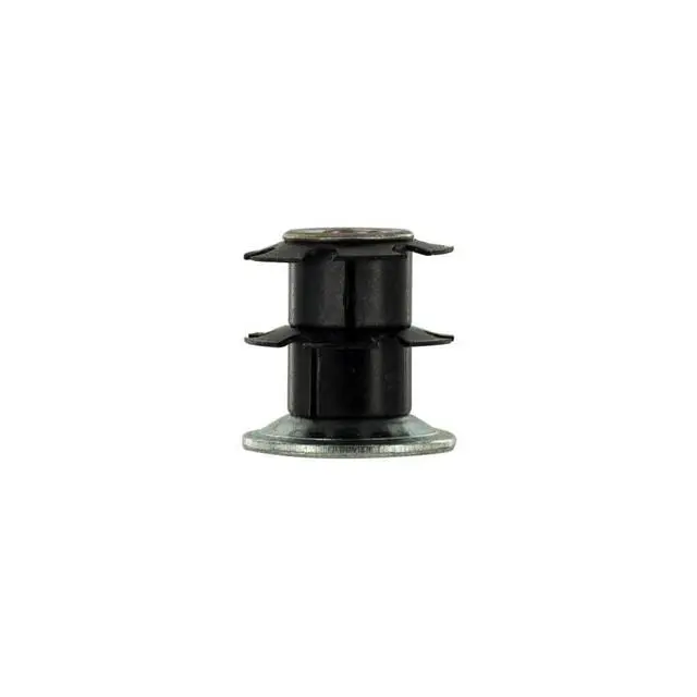 Alt view image 3 of 6 - Industries Double Star Threaded Caster Insert | Heat Treated Steel | Fits 1 Inch Round 16-18 Gauge Tube | Thread: 5/16-18 | 100 Pack