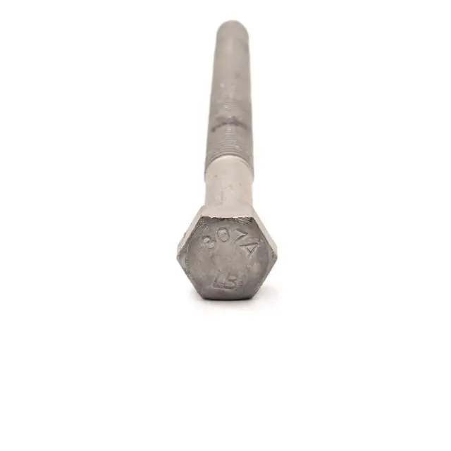 Alt view image 4 of 4 - 3/4"-10 x 12 Hot Dipped Galvanized Hex Bolt Kit (20 Sets) w/ 40 Flat washers, 20 Nuts, 20 Split Lock washers. Grade A307, 6" of Thread - by
