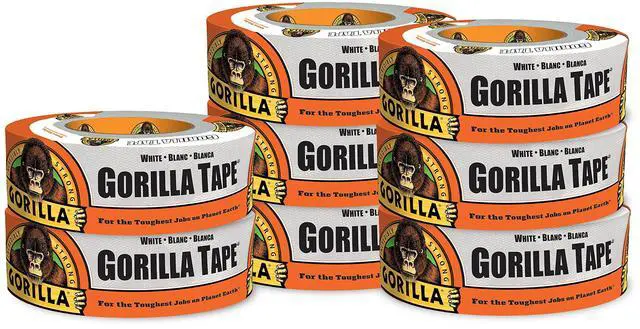 Main image of White Duct Tape, 1.88" x 30 yd, White, (Pack of 9)