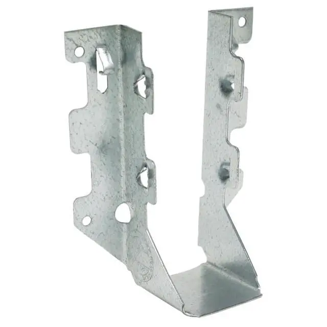 Alt view image 2 of 6 - LUS26Z Light Face-Mount Joist Hanger - Wood Construction Connectors, 18 Gauge Galvanized Steel Brackets, Hurricane Rafter Ties, 2x6, 100 Per Pack