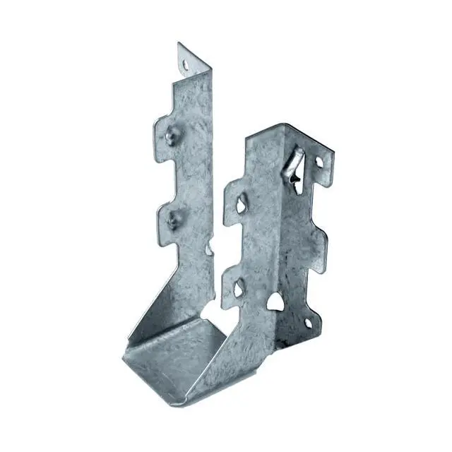 Alt view image 3 of 6 - LUS26Z Light Face-Mount Joist Hanger - Wood Construction Connectors, 18 Gauge Galvanized Steel Brackets, Hurricane Rafter Ties, 2x6, 100 Per Pack