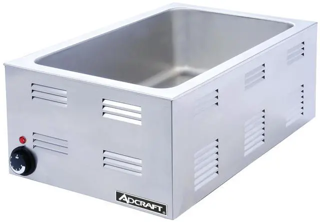 Main image of Full Size Food Warmer, 1200W, in Stainless Steel (FW-1200W)