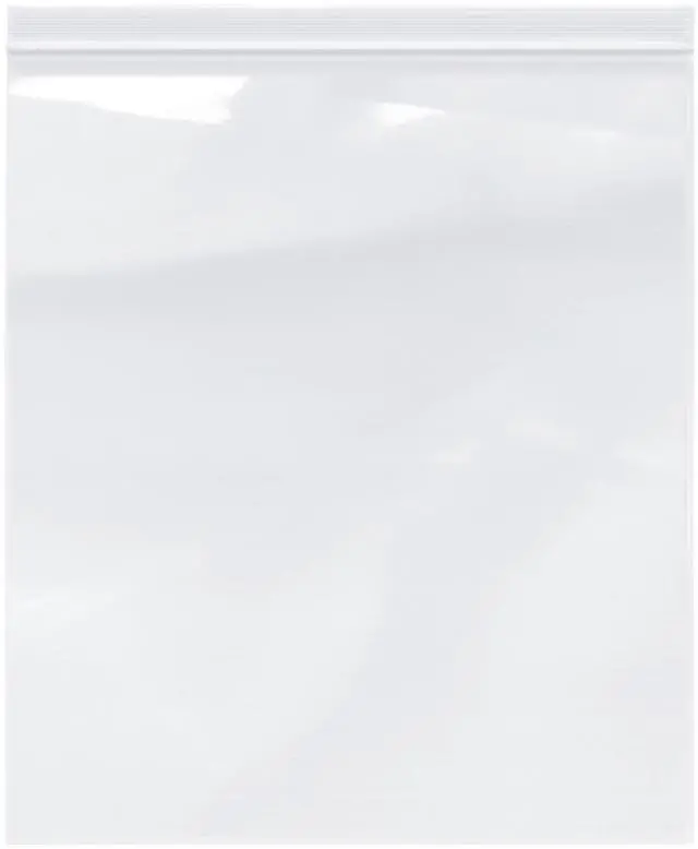 Main image of 13" x 15" (Case of 500), 4 Mil Heavy Duty Zipper Reclosable Plastic Bags