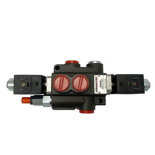 Alt view image 3 of 4 - Solenoid Hydraulic Control Valve 1 Spool 13 GPM, Durable Cast Iron Monoblock Body, SAE Ports, 3625 PSI for Small Tractors, Tractor Loaders, Log Splitters, Forklifts and Tow Trucks