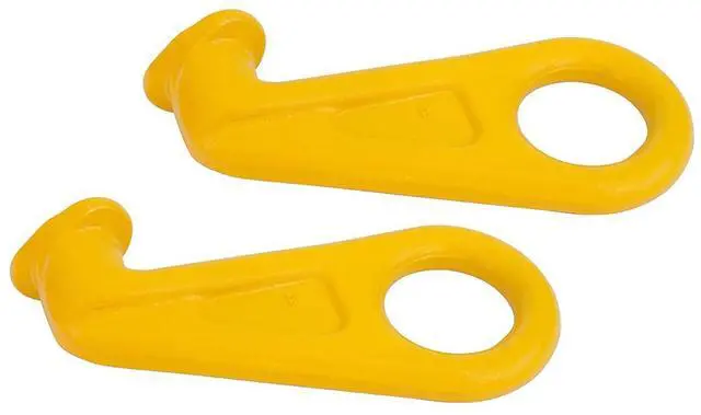 Main image of 2 Pack Right 45° G80 SEA Shipping Container Lifting Hook, 28,000 lb WLL 12.5 Ton Heavy-Duty Lift Hook for Shipping, Storage, Moving & Industrial Cargo