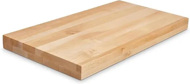 Main image of Solid Maple Butcher Block Countertop - 1.5 Thick Hardwood Work Surface for Kitchen, Workbench, Desk, Cart, or DIY Tabletop (24"L x 24"W)