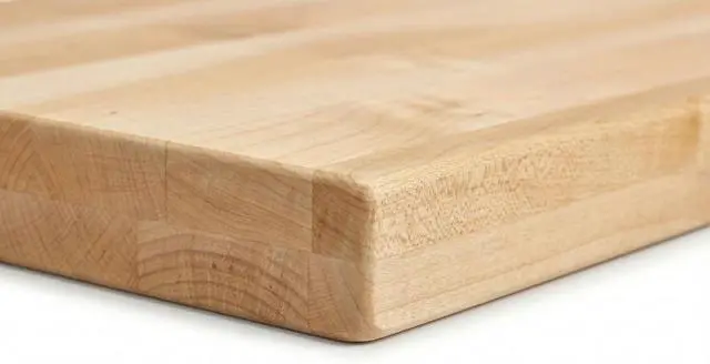 Alt view image 6 of 6 - Solid Maple Butcher Block Countertop - 1.5 Thick Hardwood Work Surface for Kitchen, Workbench, Desk, Cart, or DIY Tabletop (24"L x 24"W)
