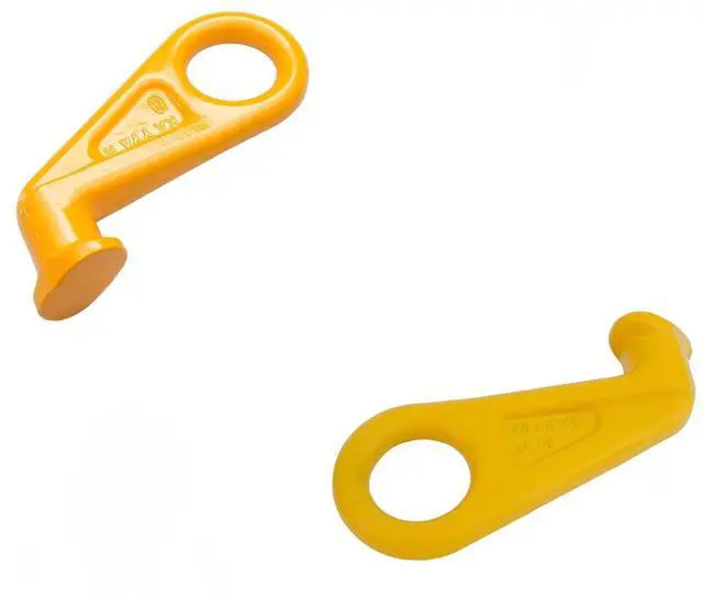 Main image of Left & Right 45° G80 SEA Shipping Container Lifting Hook, 28,000 lb WLL 12.5 Ton Heavy-Duty Lift Hook for Shipping, Storage, Moving & Industrial Cargo - 2 Pack