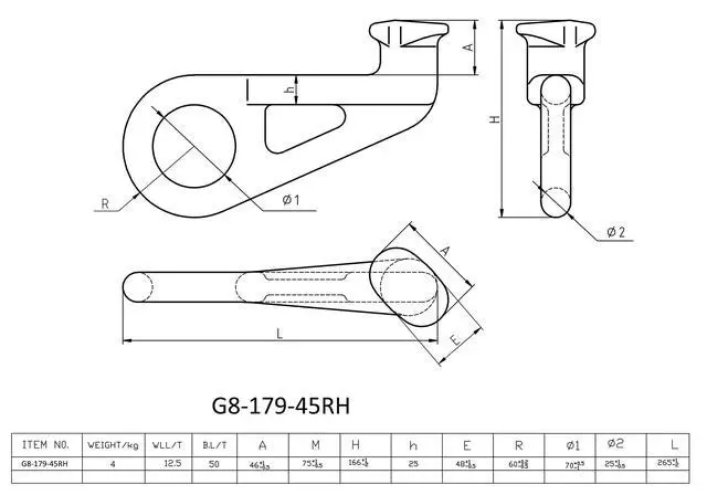 Alt view image 6 of 6 - Left & Right 45° G80 SEA Shipping Container Lifting Hook, 28,000 lb WLL 12.5 Ton Heavy-Duty Lift Hook for Shipping, Storage, Moving & Industrial Cargo - 2 Pack