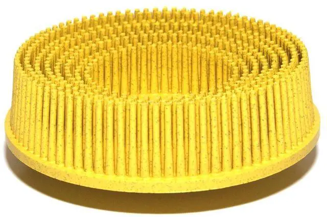 Main image of 07527 Roloc Bristle Disc 3" 80 Grade-Yellow