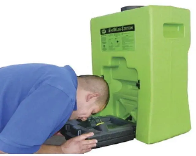 Alt view image 3 of 6 - 5134-00 Green 9.6-Gallon Gravity-Fed Eyewash Station