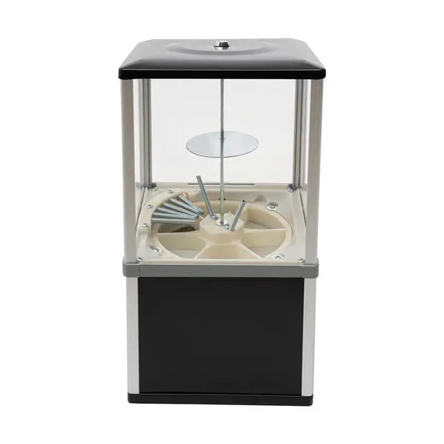 Alt view image 4 of 6 - Vending Machine, 1.77-1.97 Inch 25-Cent Spherical Capsule Candy Dispenser Commercial Bulk Many Styles Vending Machine Gumball Machine for Game Stores, Retail Stores, Amusement Parks (Black)