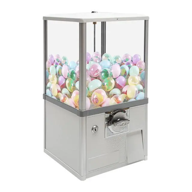 Alt view image 5 of 6 - Vending Machine, 1.77-1.97 Inch 25-Cent Spherical Capsule Candy Dispenser Commercial Bulk Many Styles Vending Machine Gumball Machine for Game Stores, Retail Stores, Amusement Parks (White)