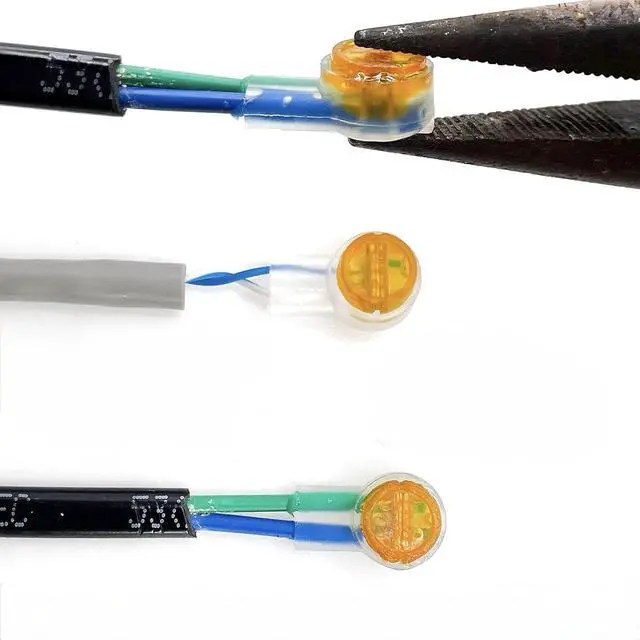 Alt view image 4 of 4 - Original Corning/3M UY2 Wire Splice Connector Moisture-Proof and Corrosion-Resistant Connector for Telephone Lines, CCTV Systems, Alarm Cables, Intercom Wiring, and Low Voltage Data Devices(600)