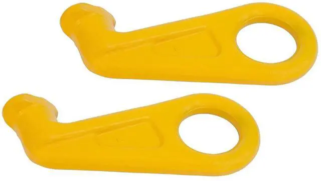 Main image of 2 Pack Straight G80 SEA Shipping Container Lifting Hook, 28,000 lb WLL 12.5 Ton Heavy-Duty Lift Hook for Cargo Shipping, Storage & Moving