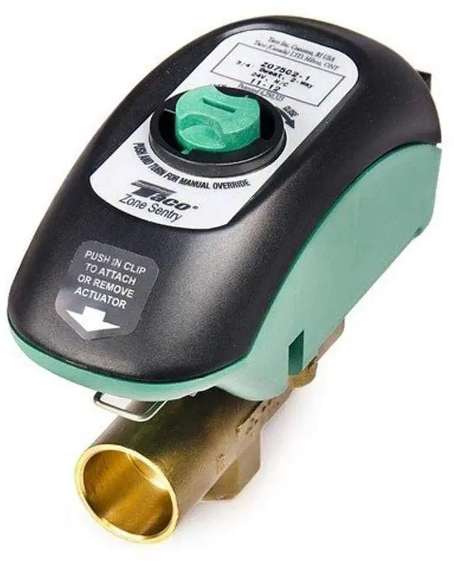 Main image of Z075C2-1 Sentry Zone Valve, Normally Closed, 2 Way, 3/4" Sweat Connection, 24V