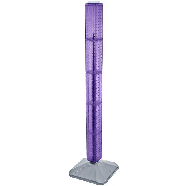 Main image of 700225-PUR Standard Interlocking Pegboard Tower, Purple Translucent