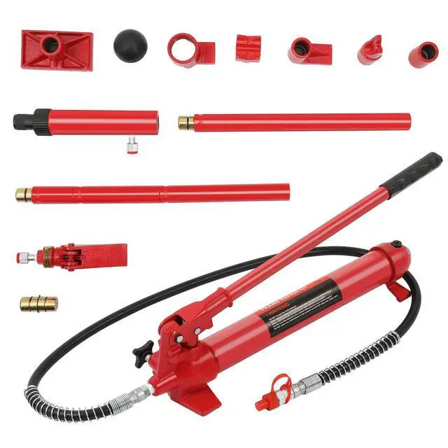 Alt view image 2 of 6 - 10 Ton Porta Power Hydraulic Kit,Porta Power Floor Jack Ram Automotive Car Autobody Frame Repair Power Tool Loadhandler Truck Bed Unloader Farm and Hydraulic Equipment Construction with Case