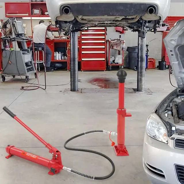 Alt view image 4 of 6 - 10 Ton Porta Power Hydraulic Kit,Porta Power Floor Jack Ram Automotive Car Autobody Frame Repair Power Tool Loadhandler Truck Bed Unloader Farm and Hydraulic Equipment Construction with Case
