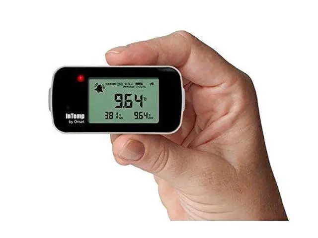 Alt view image 2 of 6 - CX402-VFC230 VFC Vaccine Monitoring Bluetooth Temperature Data Logger w/ 30 ml Glycol Bottle and 2 Meter Sensor Length