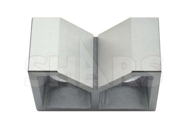 Alt view image 2 of 6 - 8" x 4" x 5-1/2" High Quality Cast Iron V-Block 303-5226 R