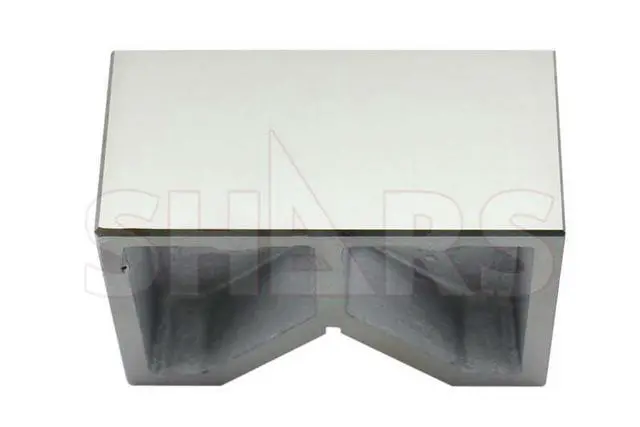 Alt view image 3 of 6 - 8" x 4" x 5-1/2" High Quality Cast Iron V-Block 303-5226 R