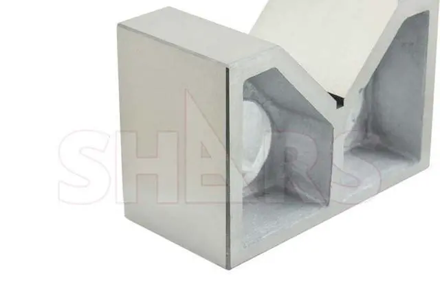 Alt view image 4 of 6 - 8" x 4" x 5-1/2" High Quality Cast Iron V-Block 303-5226 R