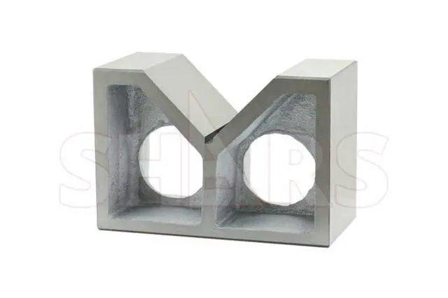 Alt view image 6 of 6 - 8" x 4" x 5-1/2" High Quality Cast Iron V-Block 303-5226 R