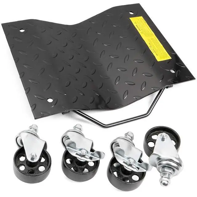 Alt view image 5 of 6 - 4-Tires Premium Skates Wheel Car Dolly Repair Slide Vehicle Car Moving Dolly (Pack of 4) Rated at 6000lbs