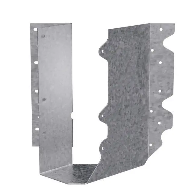 Main image of SUL210Z SUL Left-Skewed U-Shaped Hanger - 1-9/16 in. x 8-3/16 in. x 2 in. 45-Degree Hanger, Obround Nail Holes, 16-Gauge ZMAX Galvanized Steel Construction (Pack of 10)