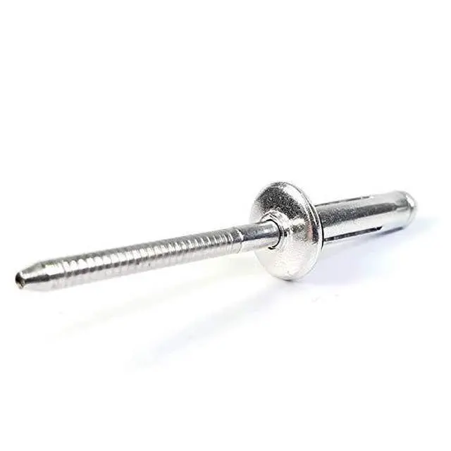 Alt view image 4 of 5 - Tri-Fold Exploding Pop Rivets 1/4 (#8) Aluminum Blind Rivets with Sealing Washer 8-4, 1/4" x 1/4" Grip (0.062-0.250) QTY 100