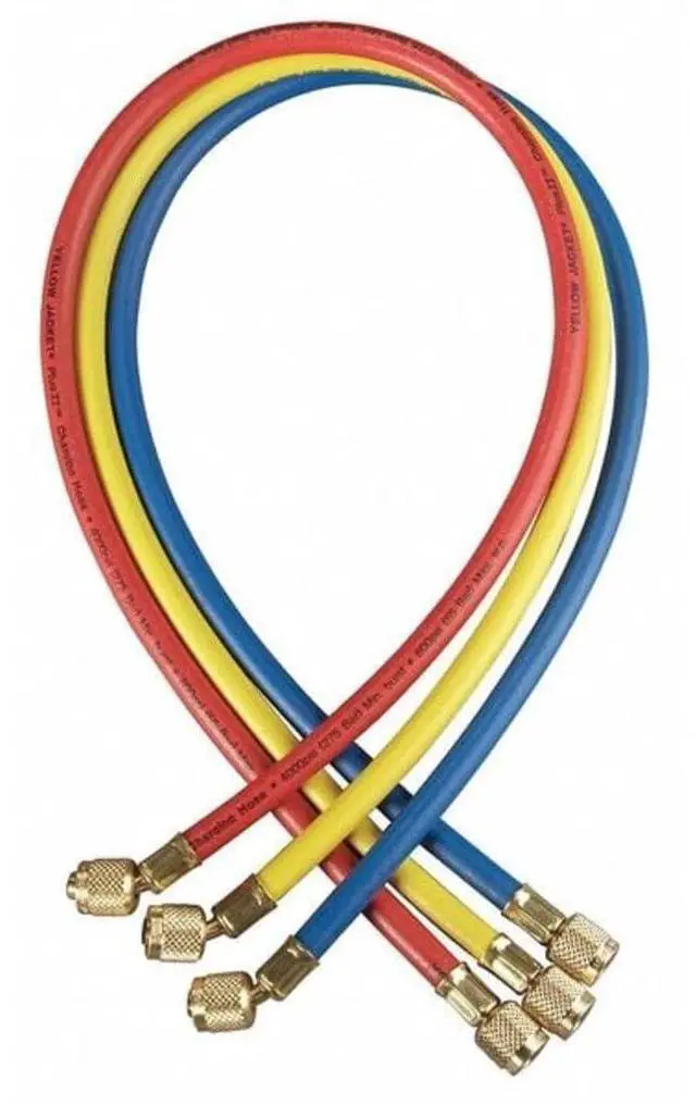 Main image of Manifold Hose Set,72 In,Red,Yellow,Blue 21986-1 Each