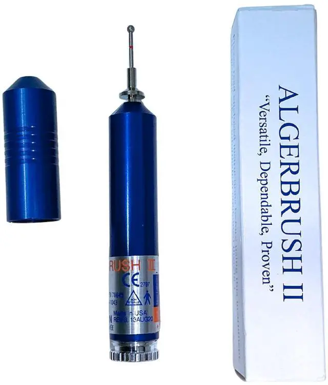 Main image of AlgerBrush II Diamond Instrument for Smoothing Corneal/Scleral Edges, 2.5mm Fine Grit Round Pterygium Diamond Burr and Chuck (CHI-677)
