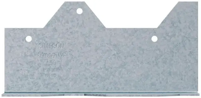 Alt view image 2 of 6 - L50 5 in. 16-Gauge Galvanized Reinforcing L Angle (Pack of 100)