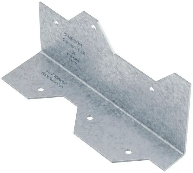 Alt view image 5 of 6 - L50 5 in. 16-Gauge Galvanized Reinforcing L Angle (Pack of 100)